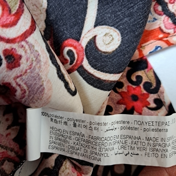 Zara Paisley Printed Overdized‎ Blouse - Picture 11 of 14